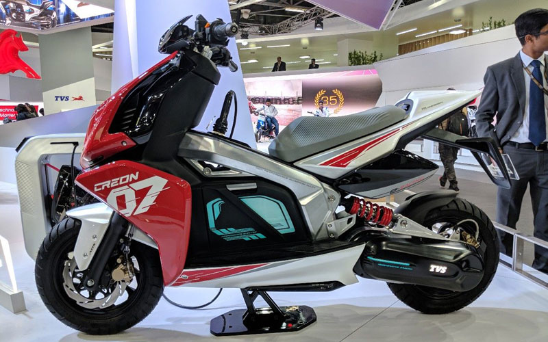 आने वाली इलेक्ट्रिक बाइक और स्कूटर (Upcoming Electric Bikes and Scooters) 5 TVS Creon